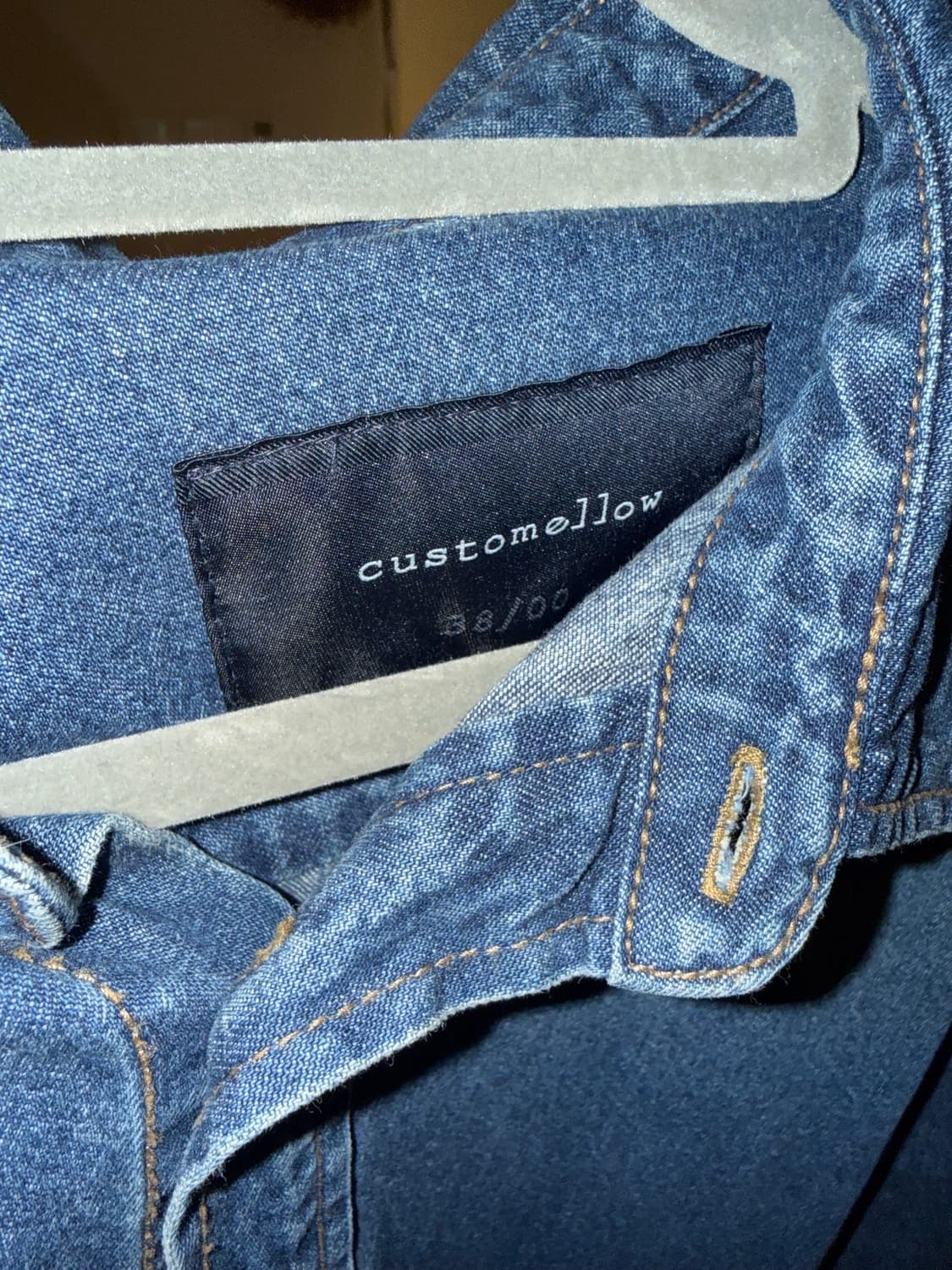 커스텀멜로우 데님 셔츠 100 상품이미지3