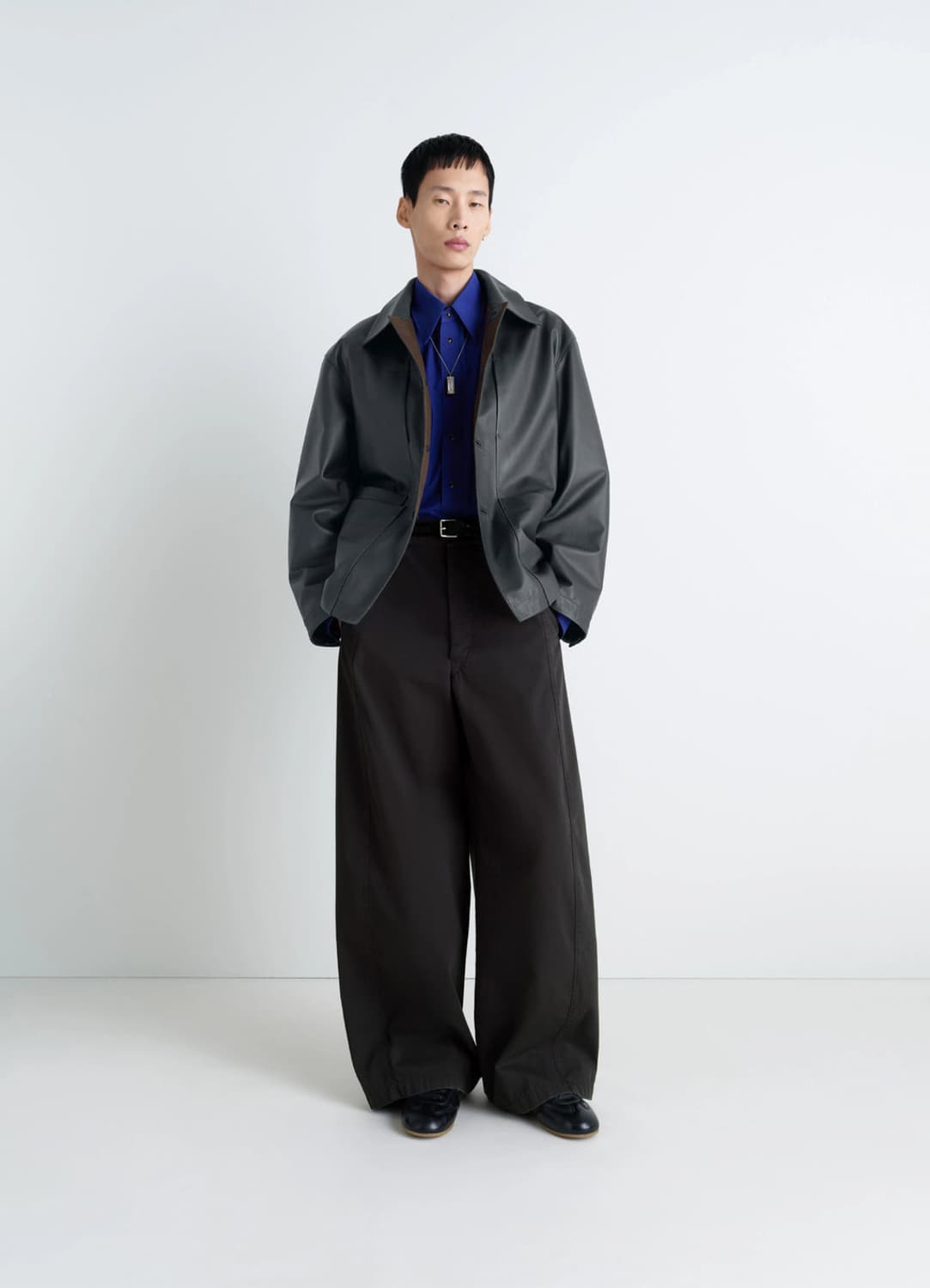 르메르/25fw 워크웨어 레더자켓/ L 상품이미지4