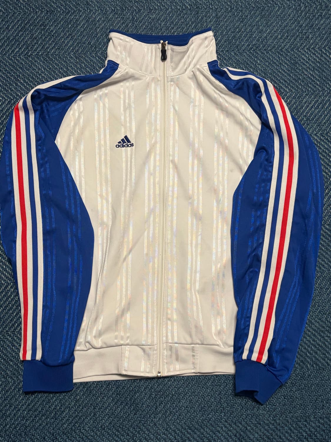 아디다스 화이트 블루 져지 상품이미지1