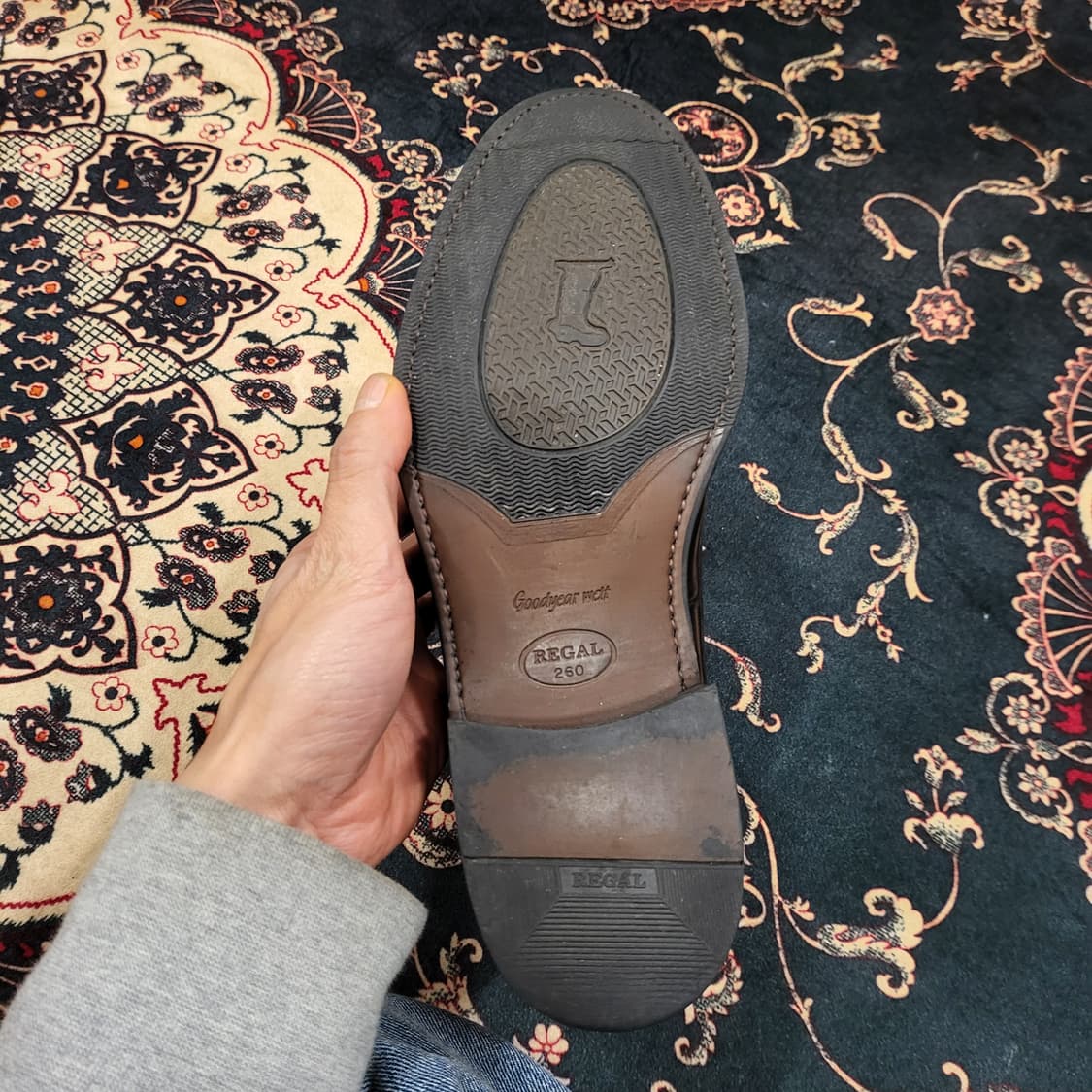 리갈 윙팁 구두 260m 상품이미지9