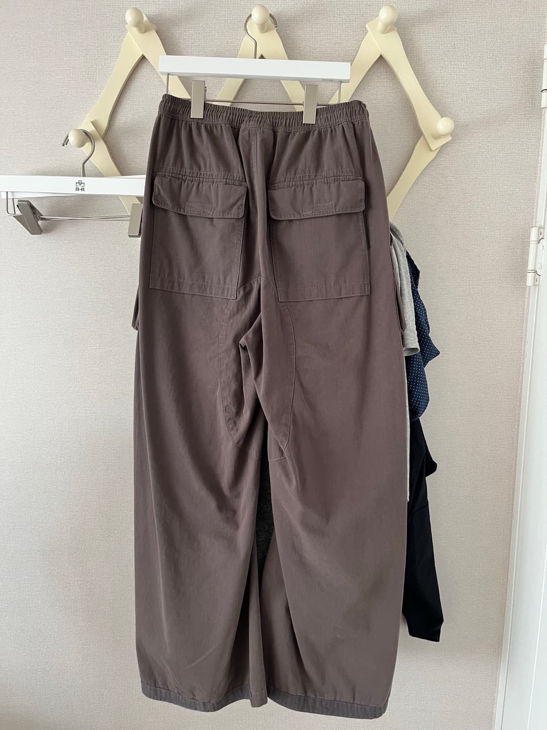 [3] 폴리테루 프론트카고 파자마 퍼플그레이 상품이미지1