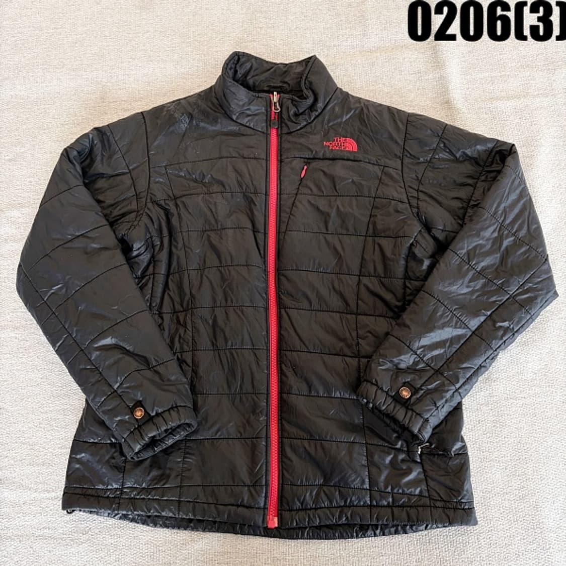 [90/L] 노스페이스 블랙 경량 패딩 자켓 0206(3) 상품이미지1
