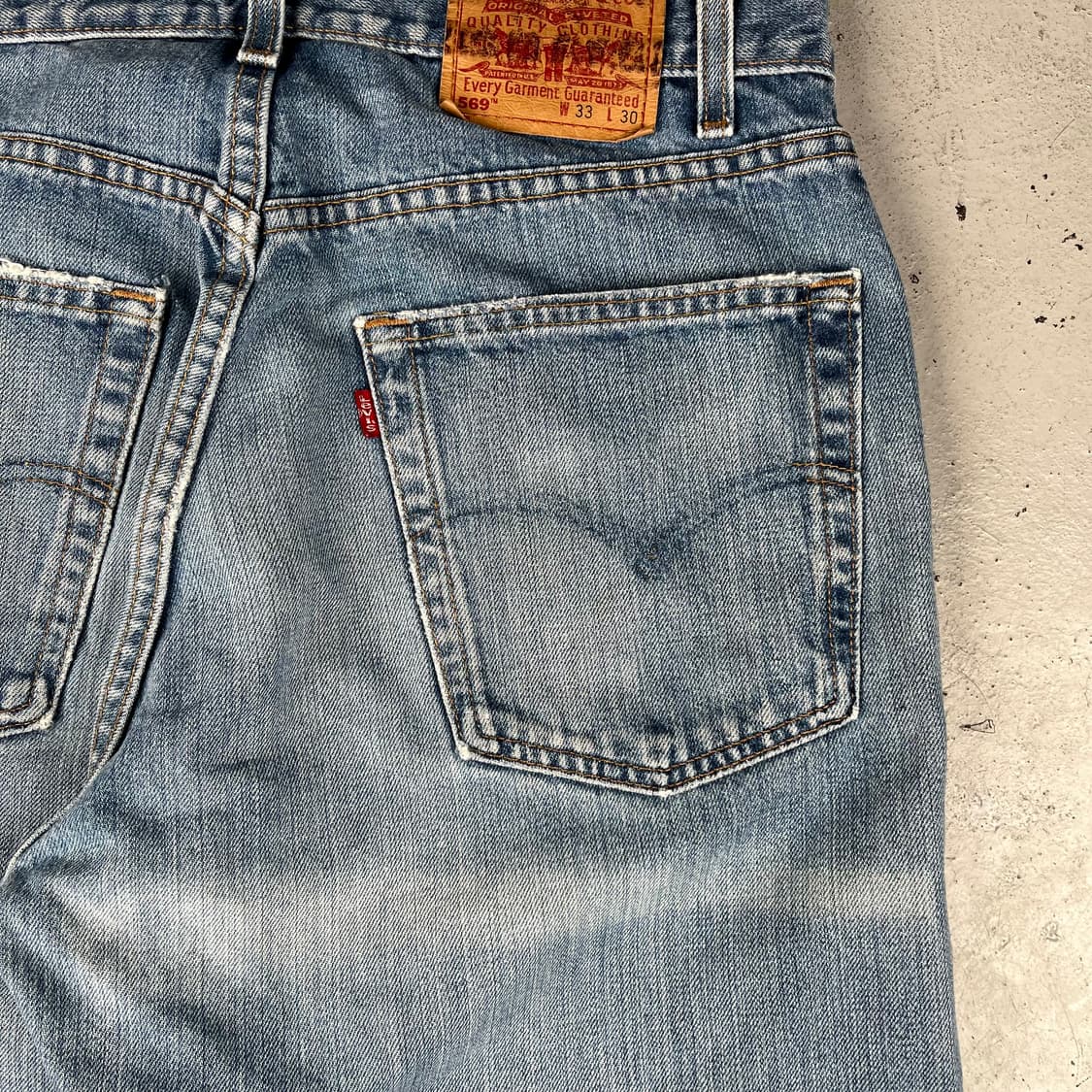 빈티지 리바이스 569 루즈 스트레이트핏 데님 상품이미지10