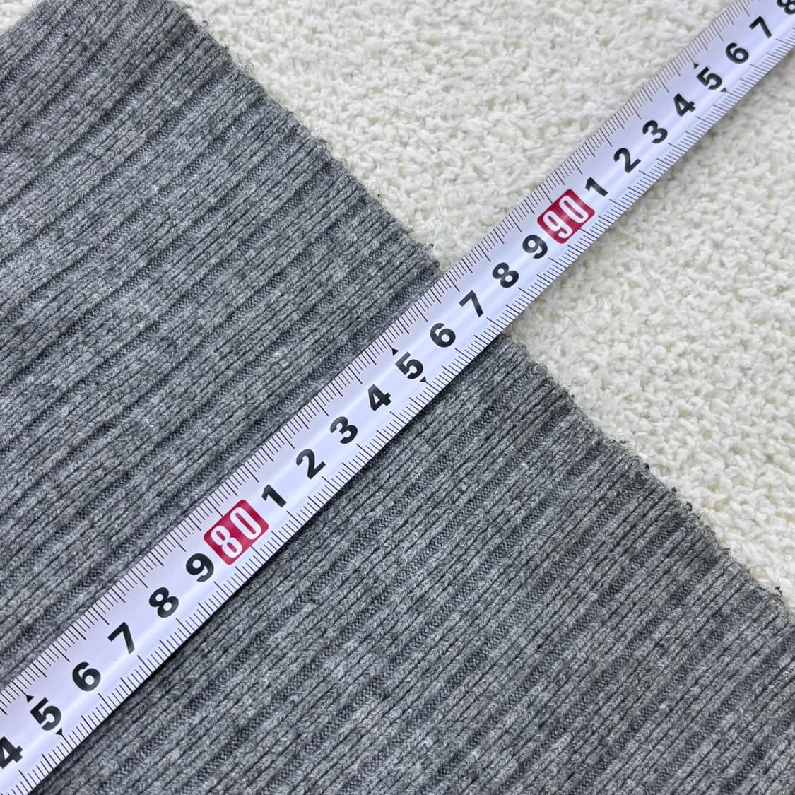 실측확인 빈티지 와이드 밴딩 니트 팬츠 0319E 상품이미지5