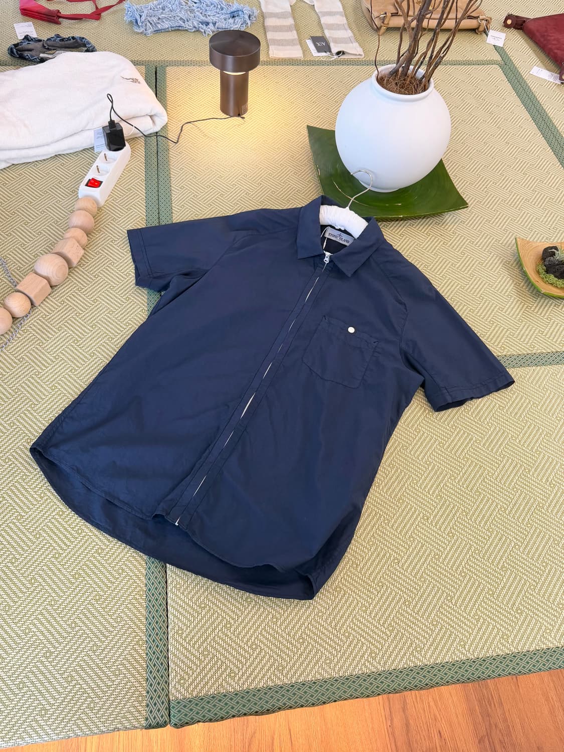 스톤아일랜드 하프 셔츠 상품이미지1