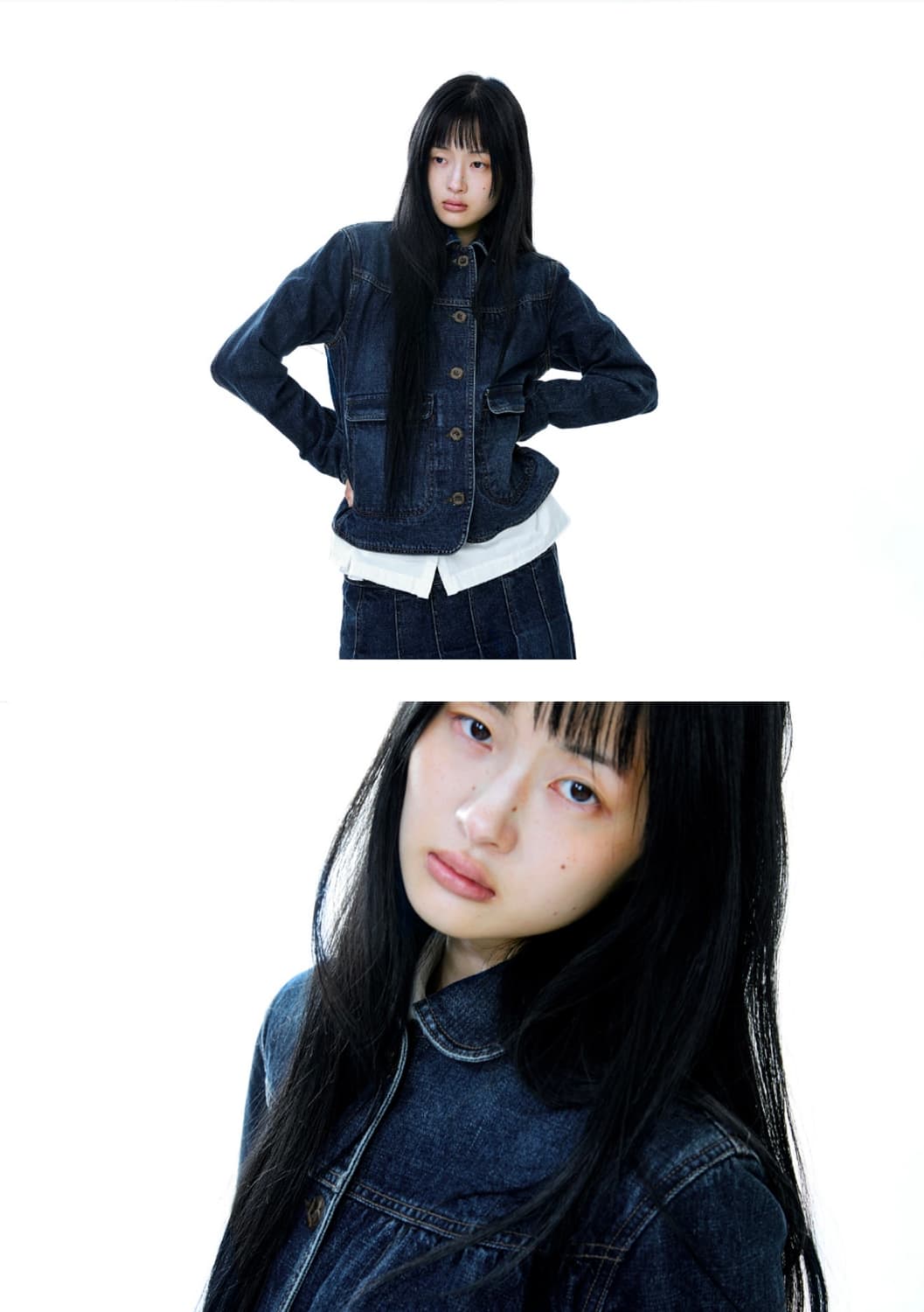 코이세이오 DEEP DENIM JACKET NAVY 상품이미지2