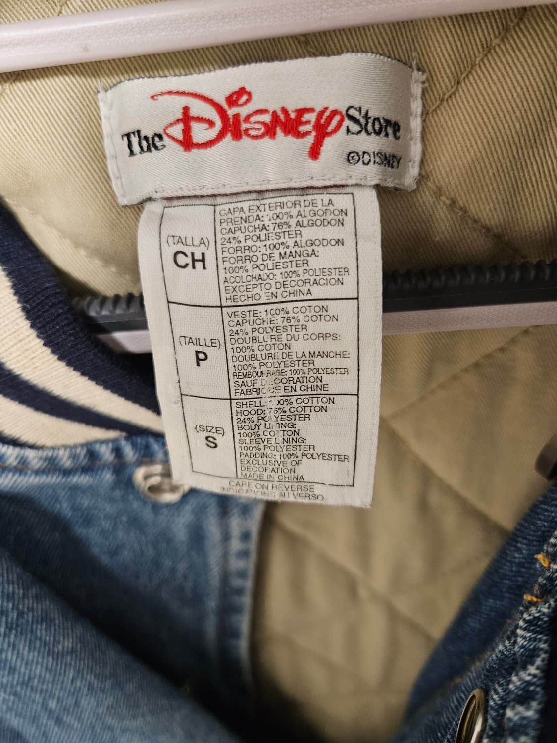디즈니 데님 바시티 자켓 상품이미지4