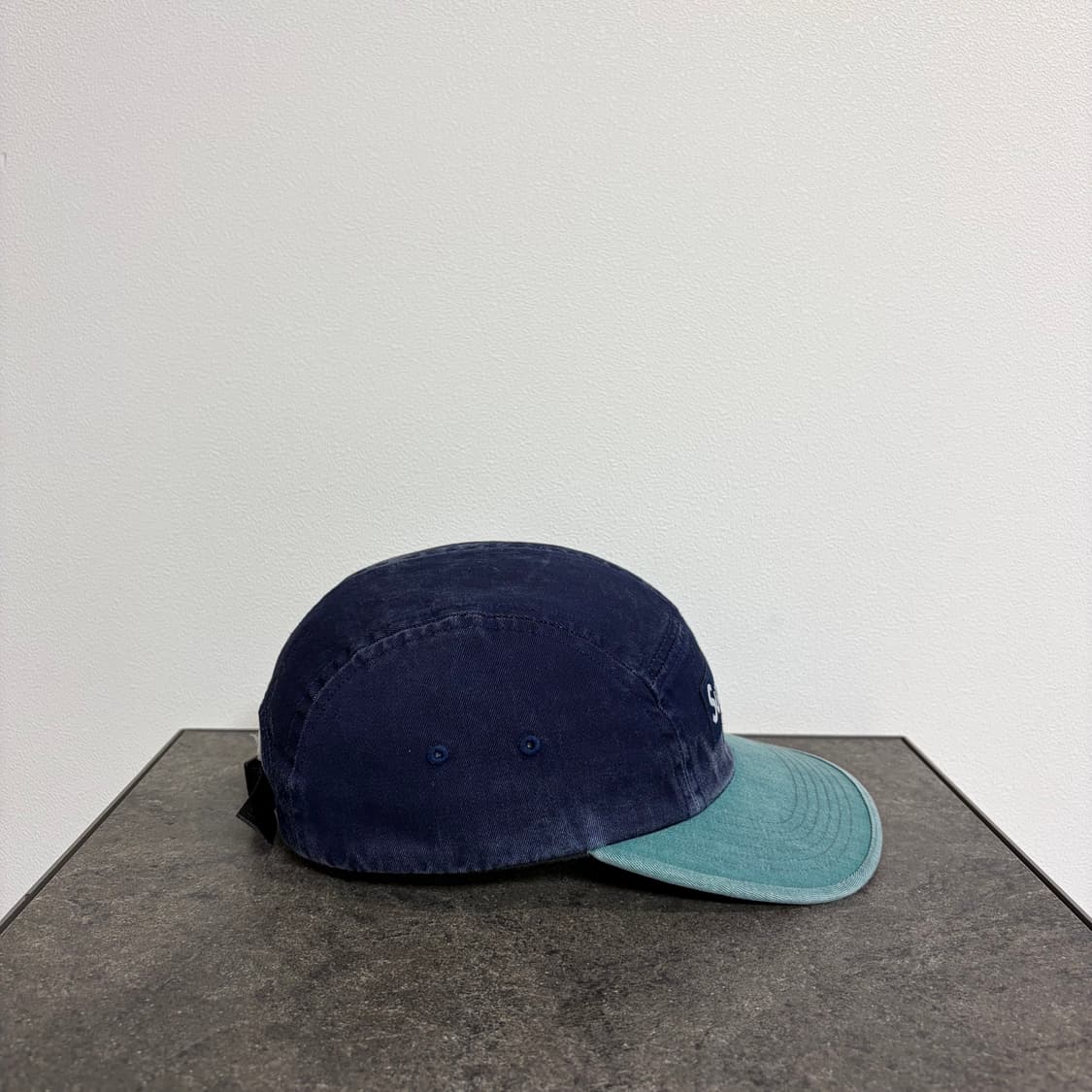 (OS) 슈프림 박스로고 캠프캡 모자 피그먼트 투톤 네이비 상품이미지3