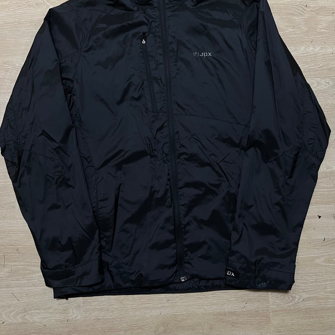 JDX 여성 골프웨어 로고 바람막이 후드자켓 [블랙] XL/105 상품이미지3
