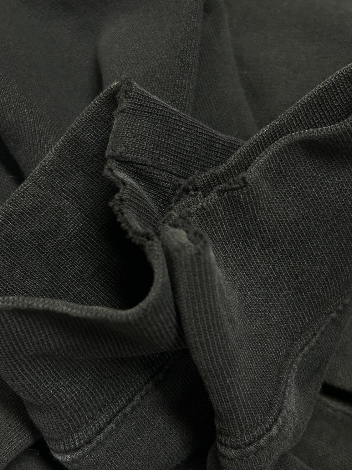 00's 스투시 스탁로고 베이직 후드집업 블랙 상품이미지9