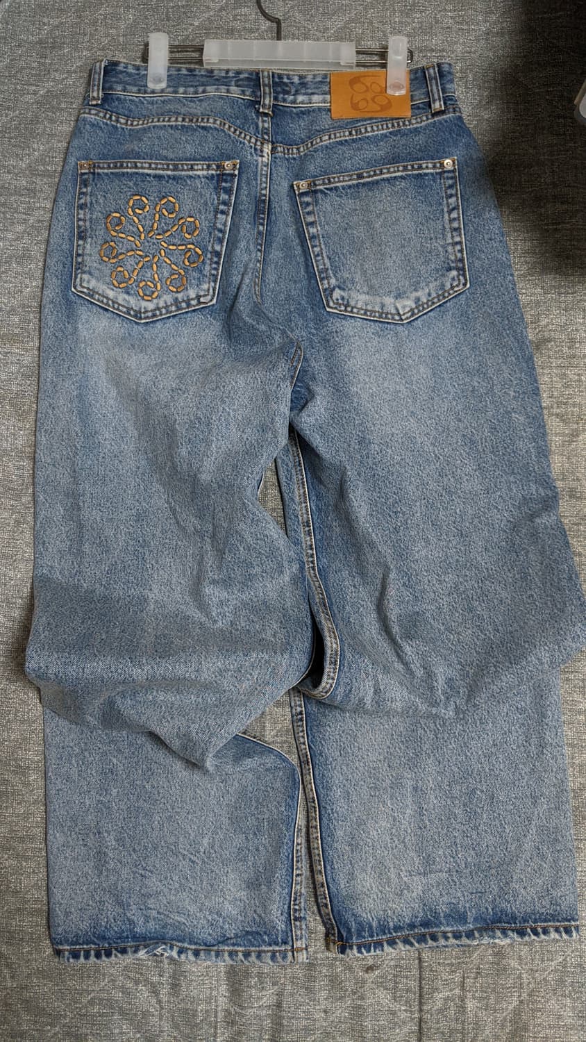 9999아카이브 링킹 와이드 데님 팬츠 상품이미지5