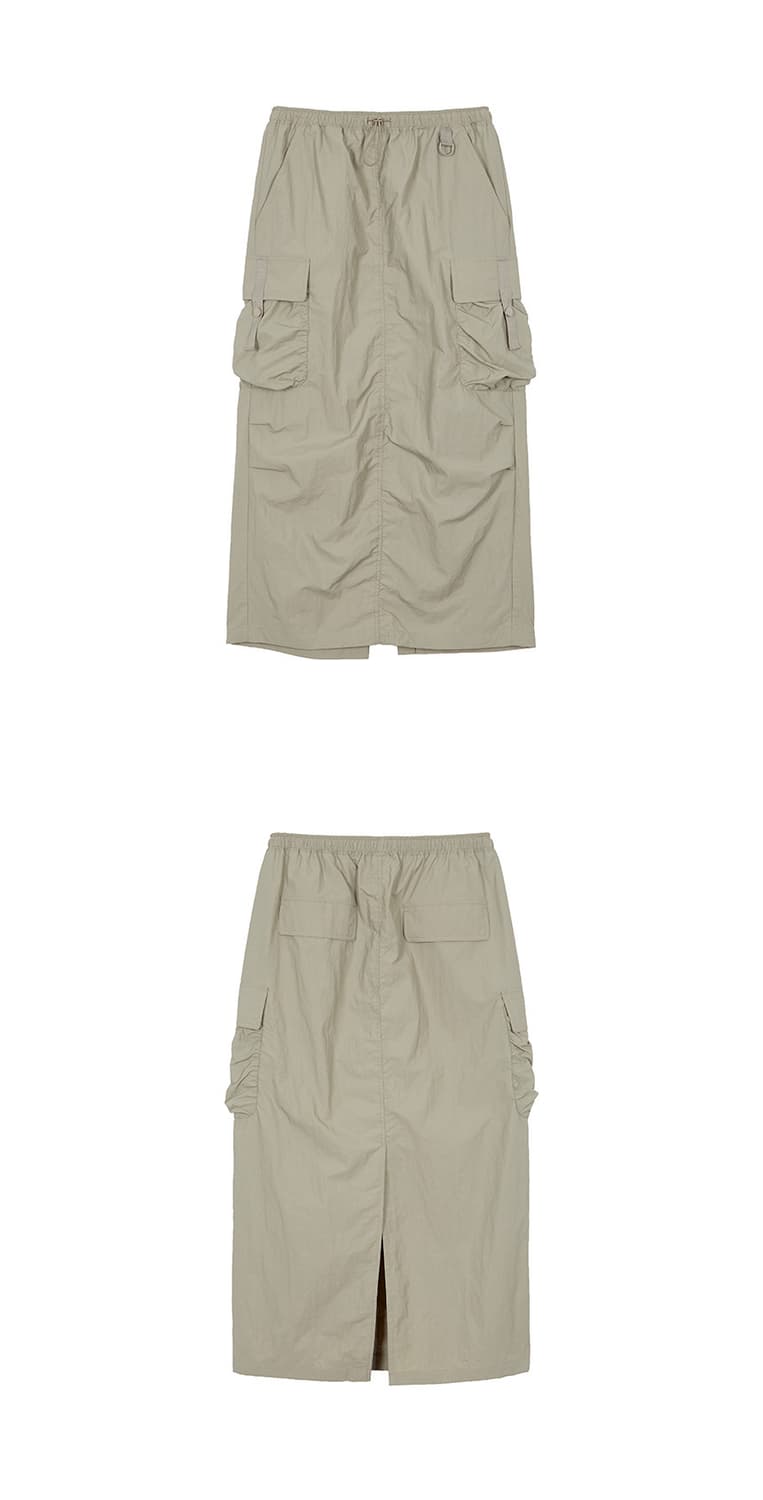 Raive 레이브 카고 롱 스커트 상품이미지4