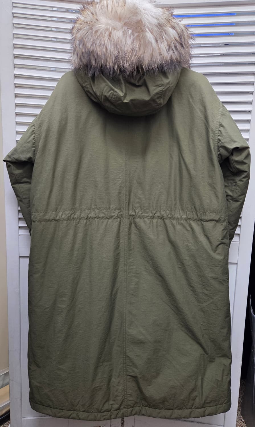 코오롱스포츠 라쿤퍼 구스다운 롱패딩 상품이미지8