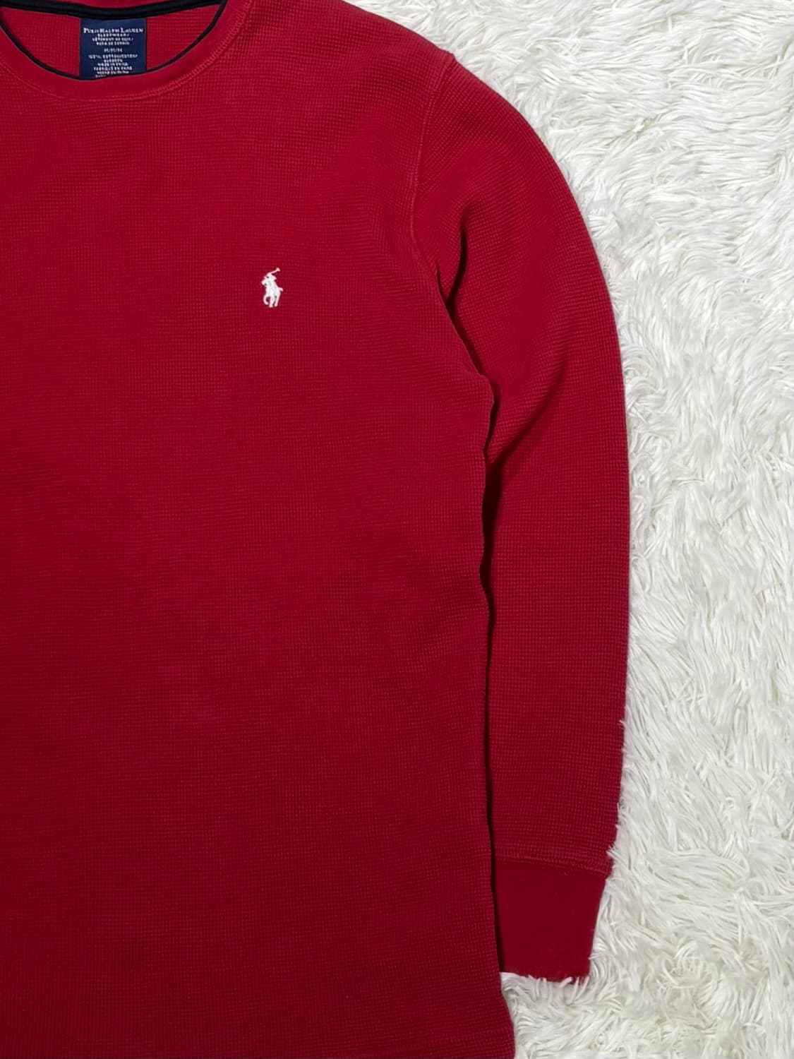 폴로랄프로렌 레드 니트 슬리브 상품이미지5