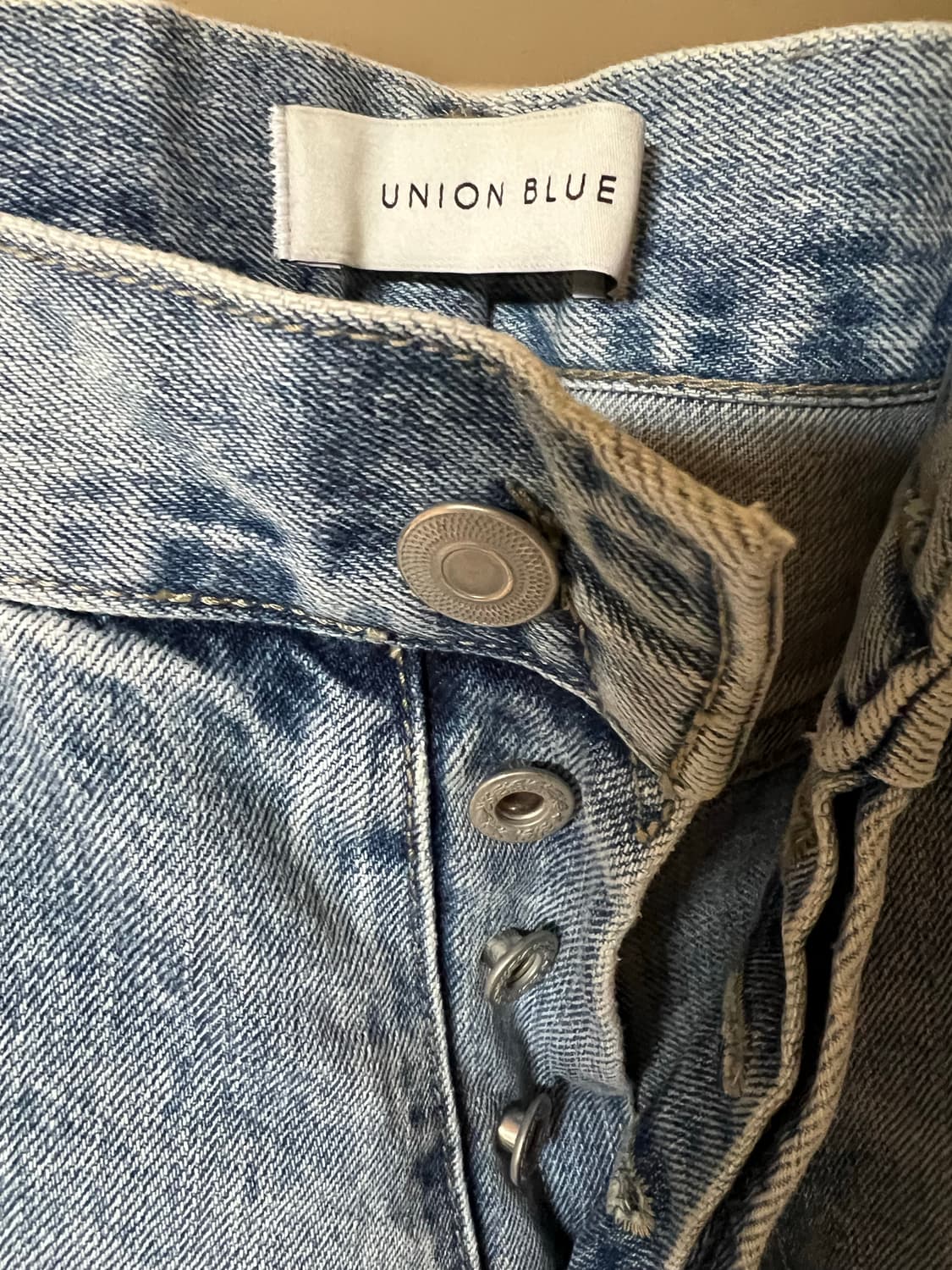 유니온블루 5pk 셀비지 데님 블리치 32 상품이미지4