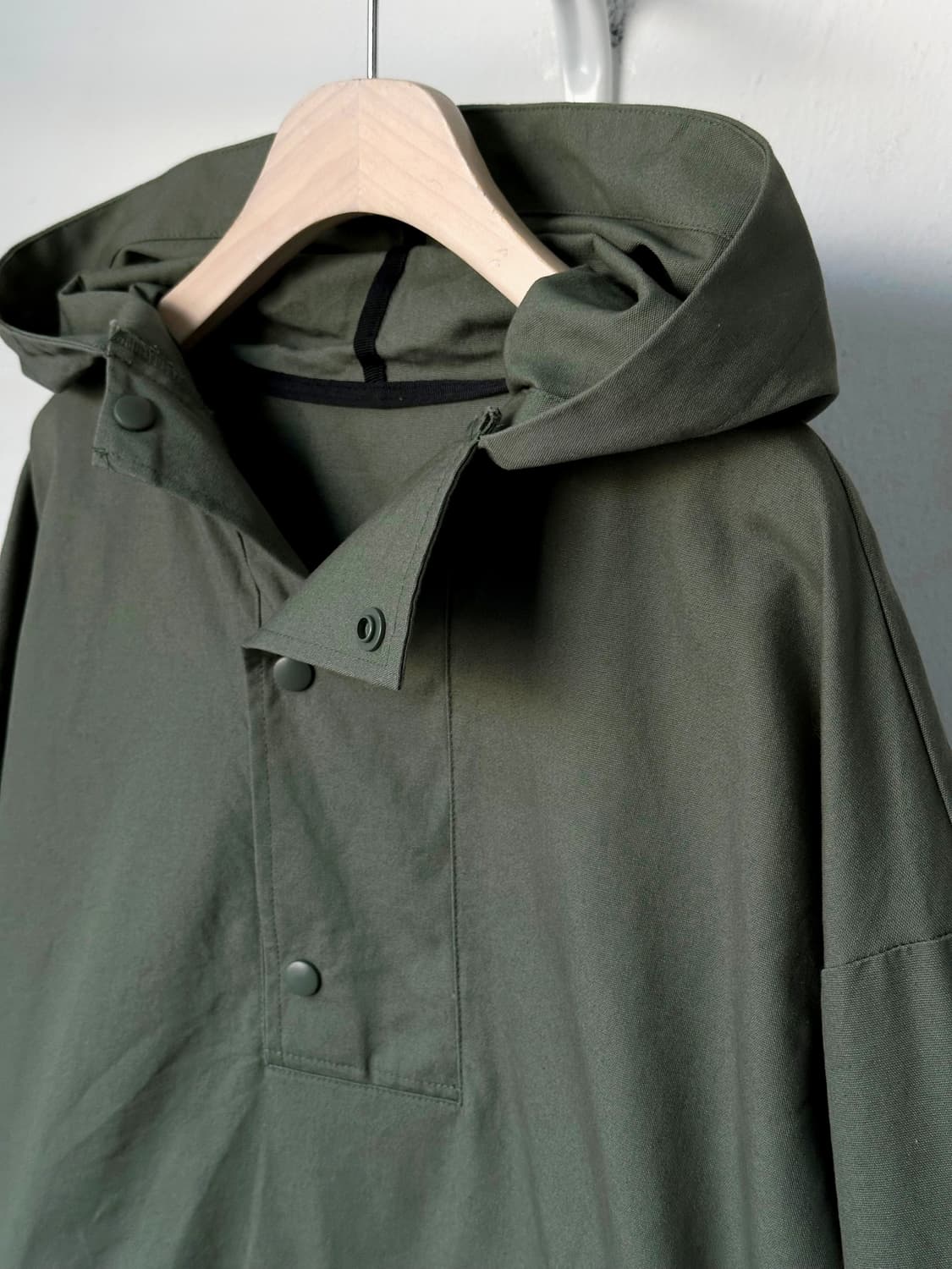 Cotton wide anorak parka 상품이미지2