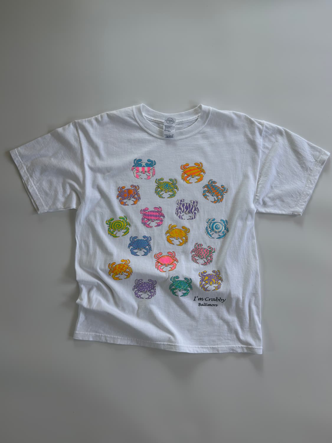 90s I'm crabby! 빈티지 티셔츠 상품이미지1