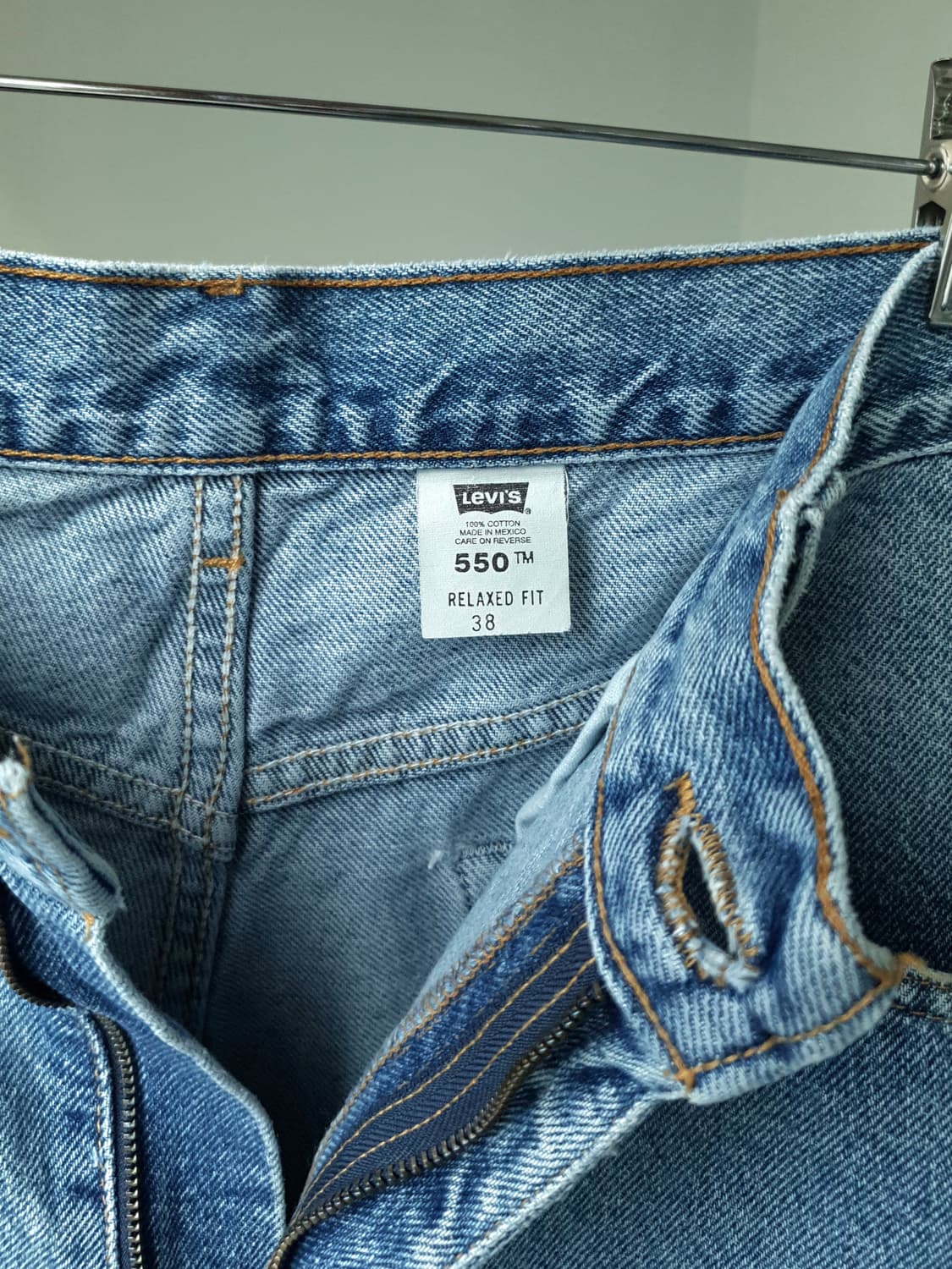 90s Levi's 550 denim shorts 상품이미지5