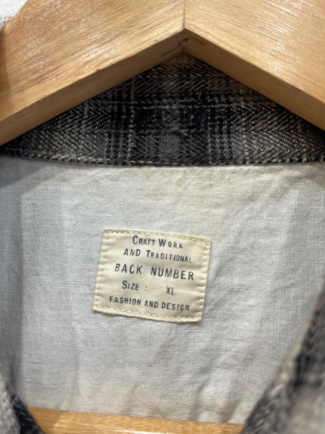 Back Number 백넘버 체크셔츠 상품이미지4