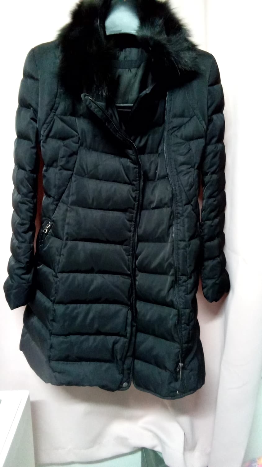 시스템 폭스퍼 다운 롱패딩 상품이미지1