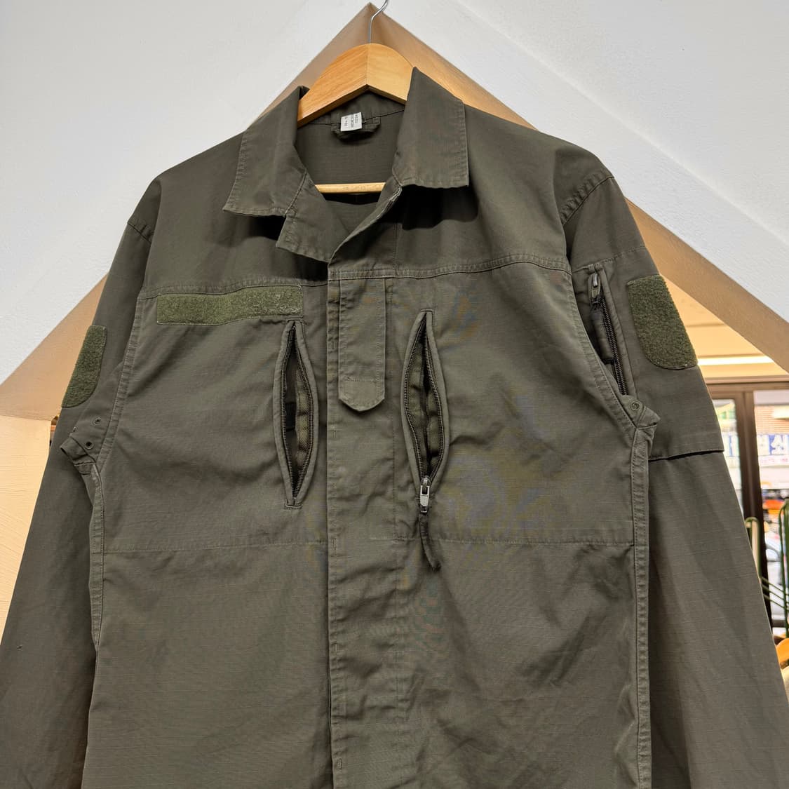 오스트리아군 올리브 필드 자켓 (S)   상품이미지2