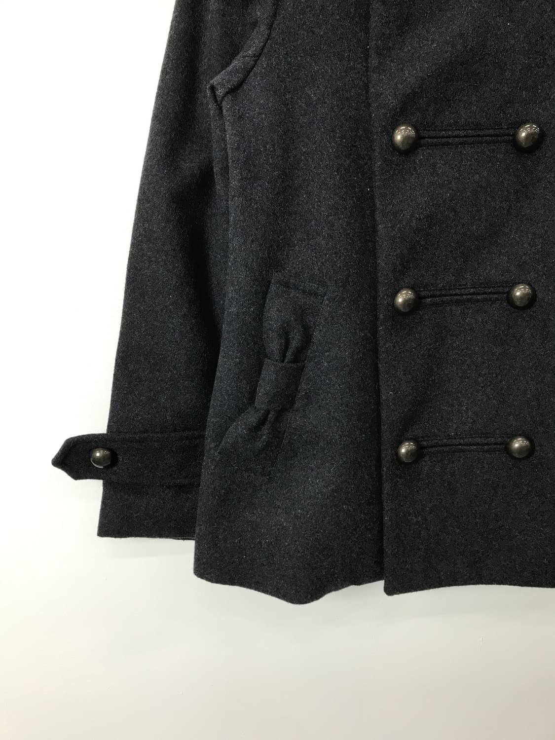 SUPER HAKKA Ribbon & Bell Button Coat 상품이미지8