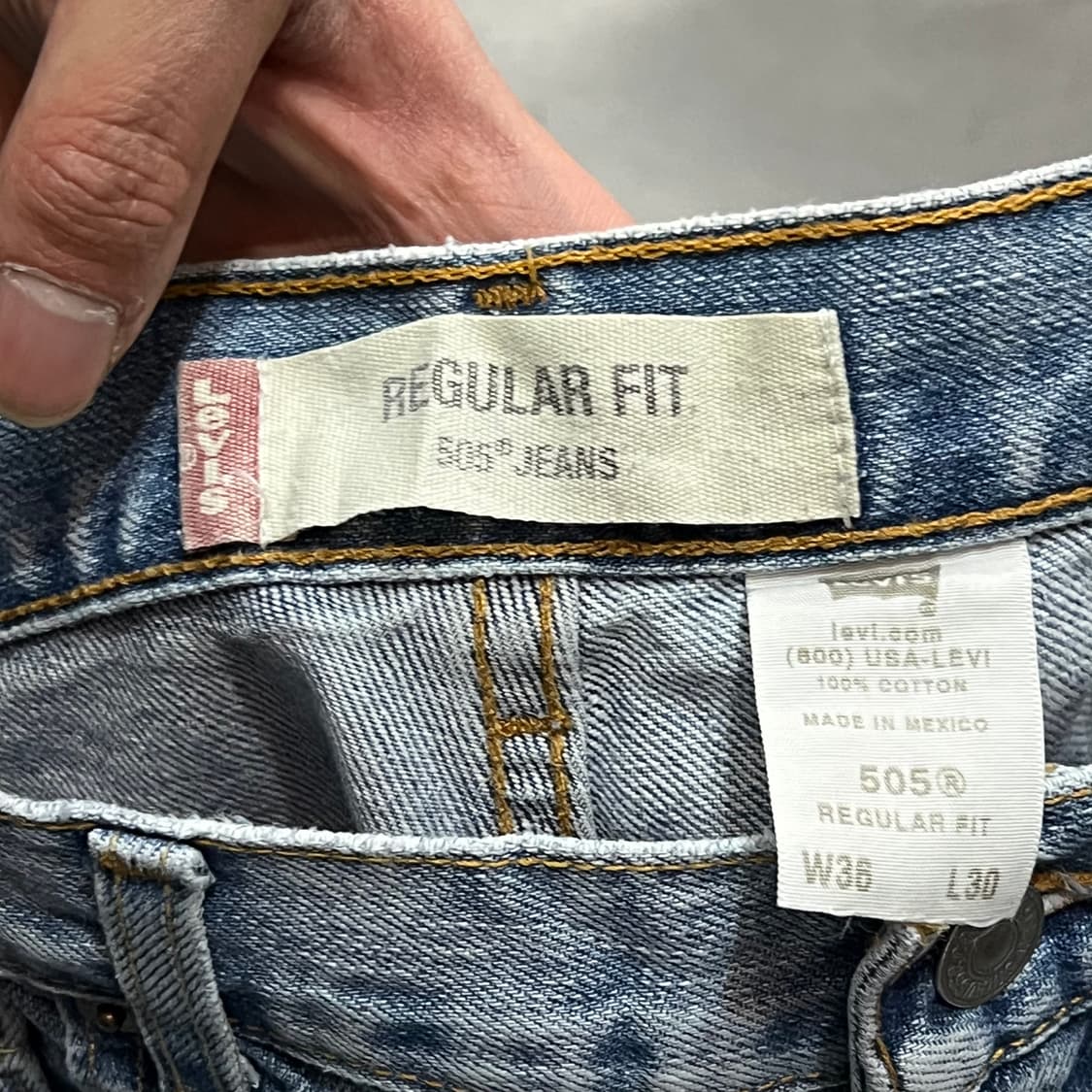  리바이스 505 데님팬츠 y15473 상품이미지6