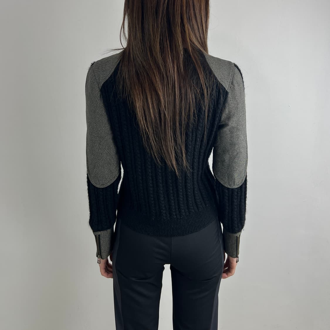 장 폴 고티에 비대칭 싱글 라이더 스위칭 자켓 상품이미지3