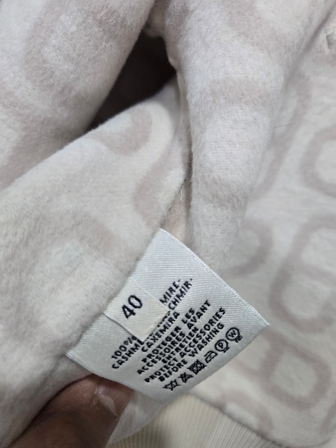 에르메스 캐시미어 후드 재킷 40 상품이미지7