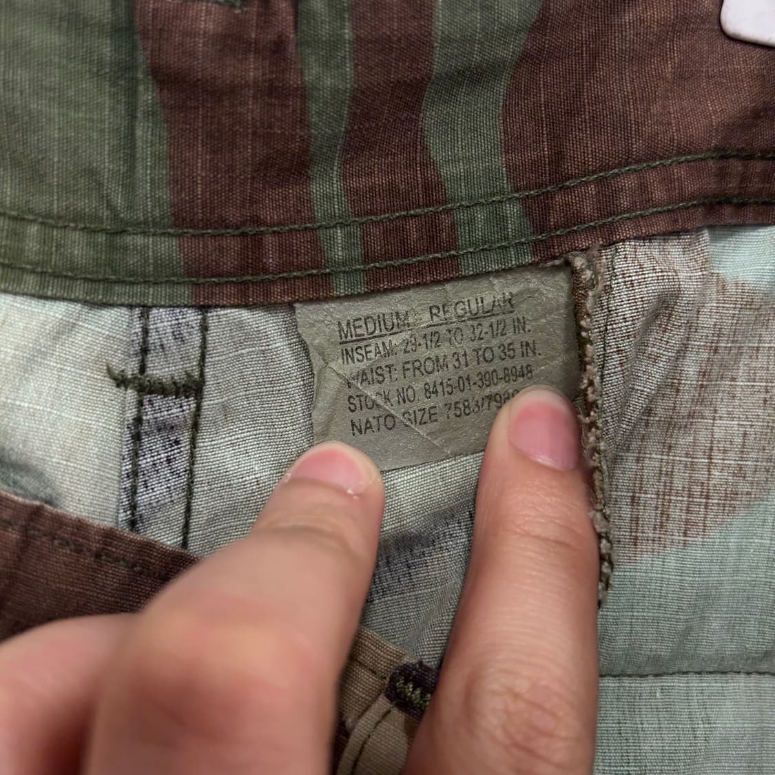 US ARMY 미군 밀리터리 전투복 하의 상품이미지3