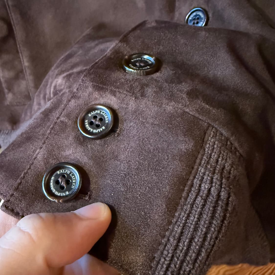랄프로렌 퍼플라벨 24 F/w 스웨이드 캐시미어 자켓 상품이미지9