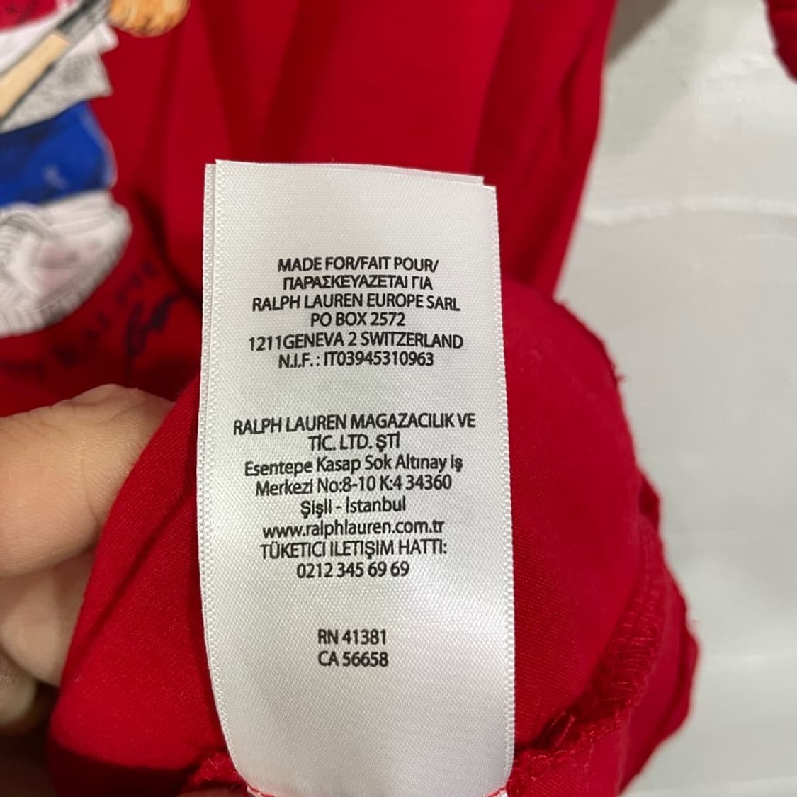 폴로 랄프로렌 베어 반팔티 상품이미지7