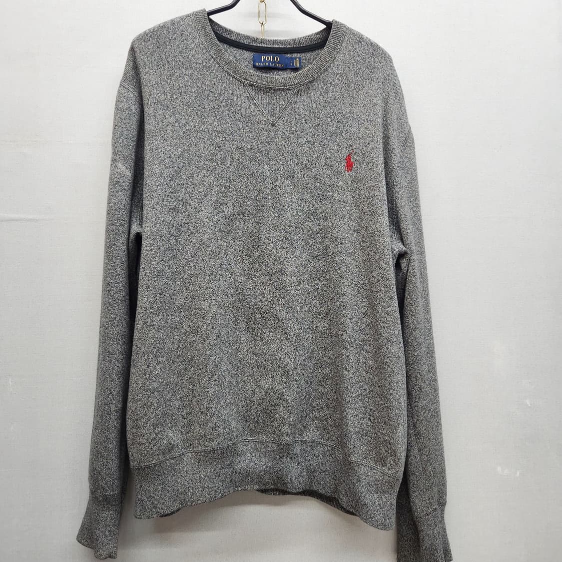폴로랄프로렌 레드포니 코튼 니트 맨투맨 L(XL~2XL) 상품이미지1