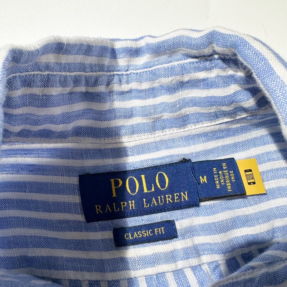 폴로 랄프로렌 린넨 스트라이프 셔츠 (신형QR) 상품이미지4