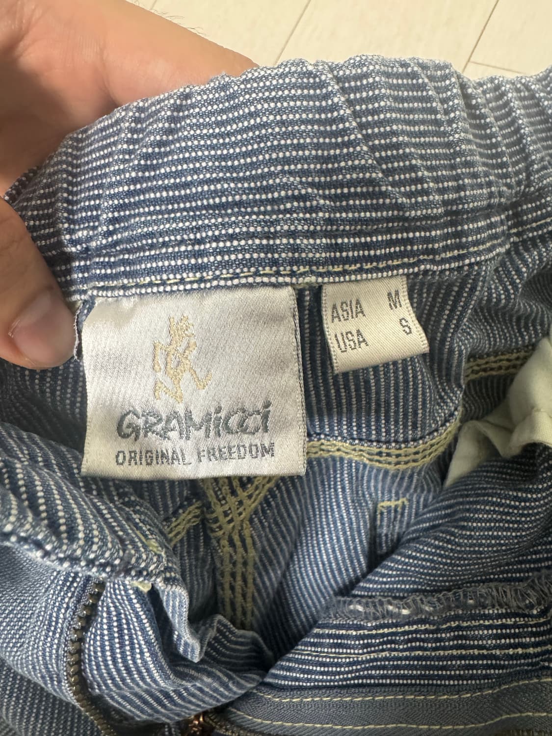(새제품)그라미치 오버다이드 데님팬츠M(30) made in japan 상품이미지5