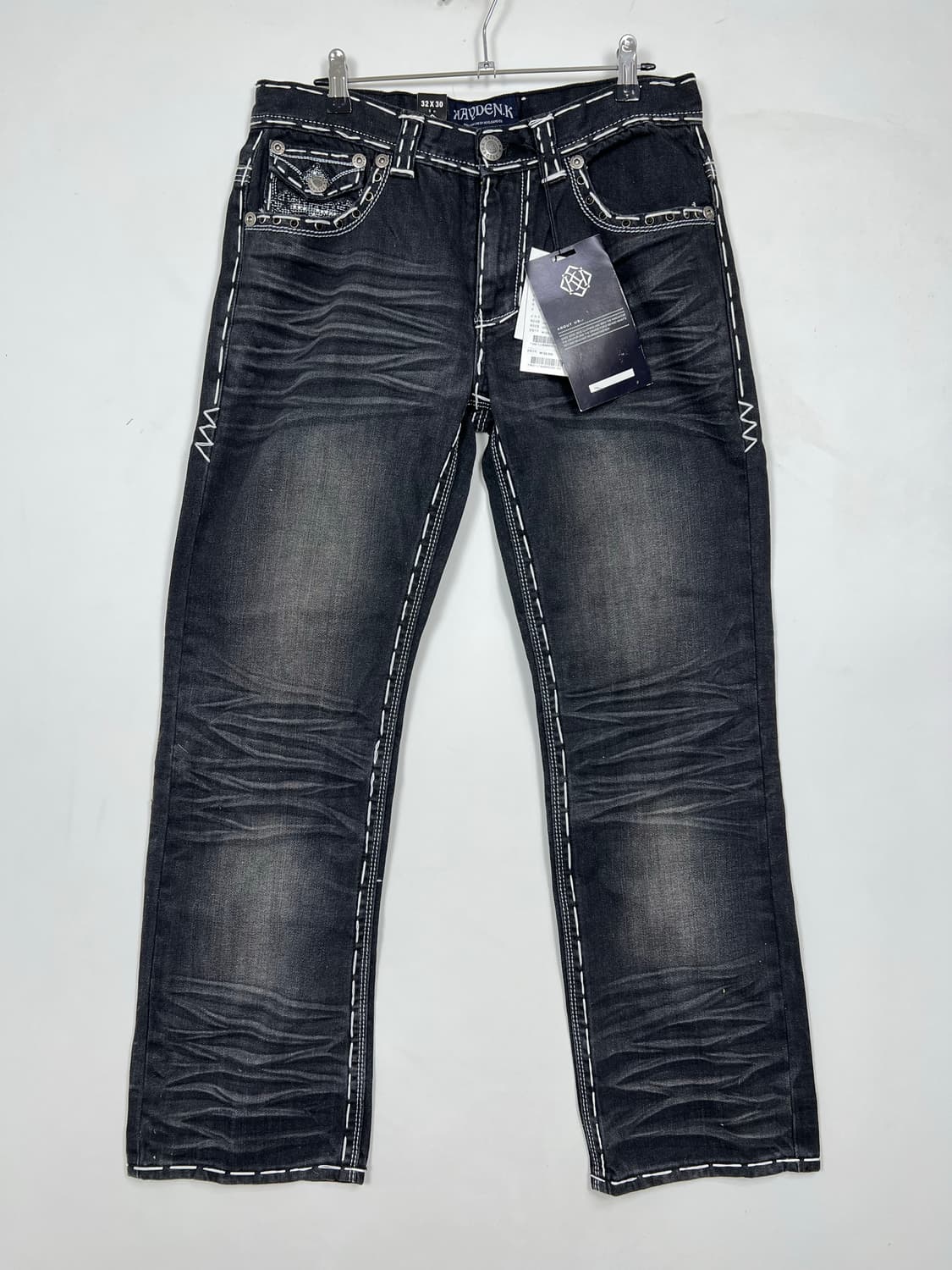 REVE JEANS Y2K 워싱 데님 팬츠 상품이미지3
