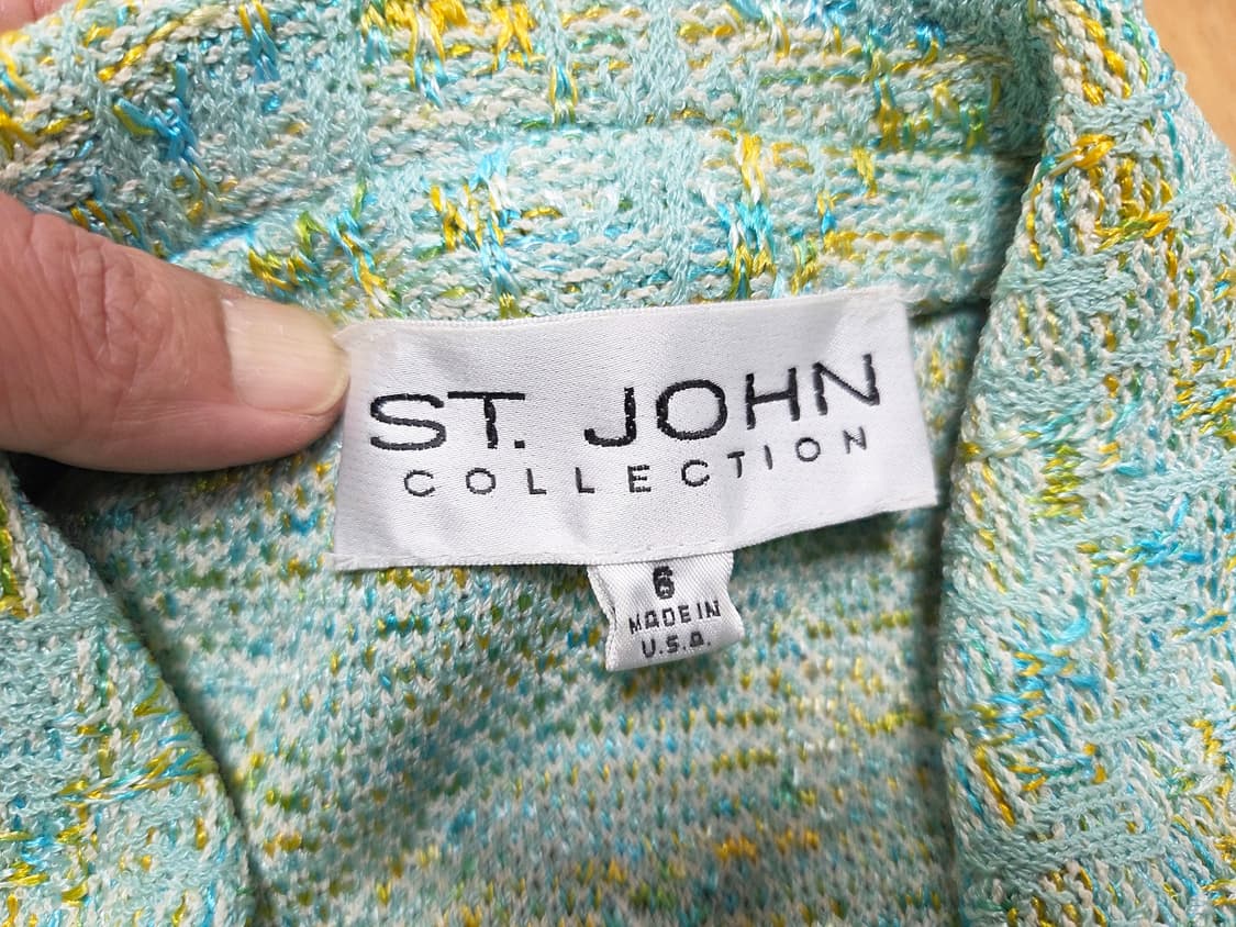 센존(ST.JOHN) 트위드 니트자켓 55-66 상품이미지7