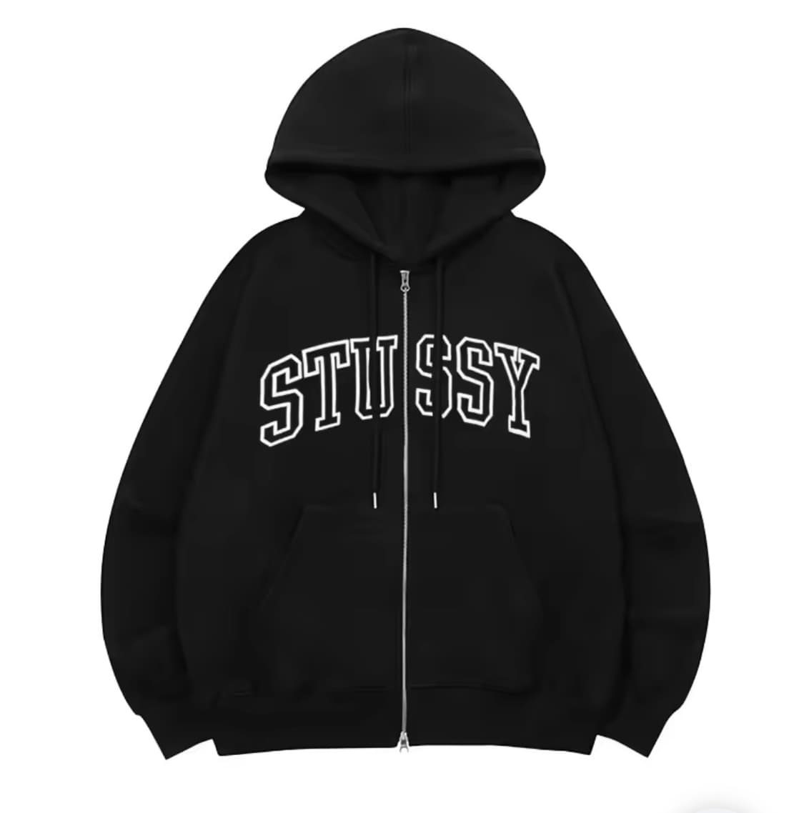 (새싱품) 스투시 아웃라인 집 후드 상품이미지1