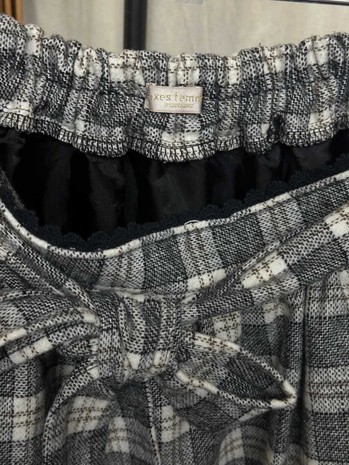 axes femme ribbon skirt 상품이미지7