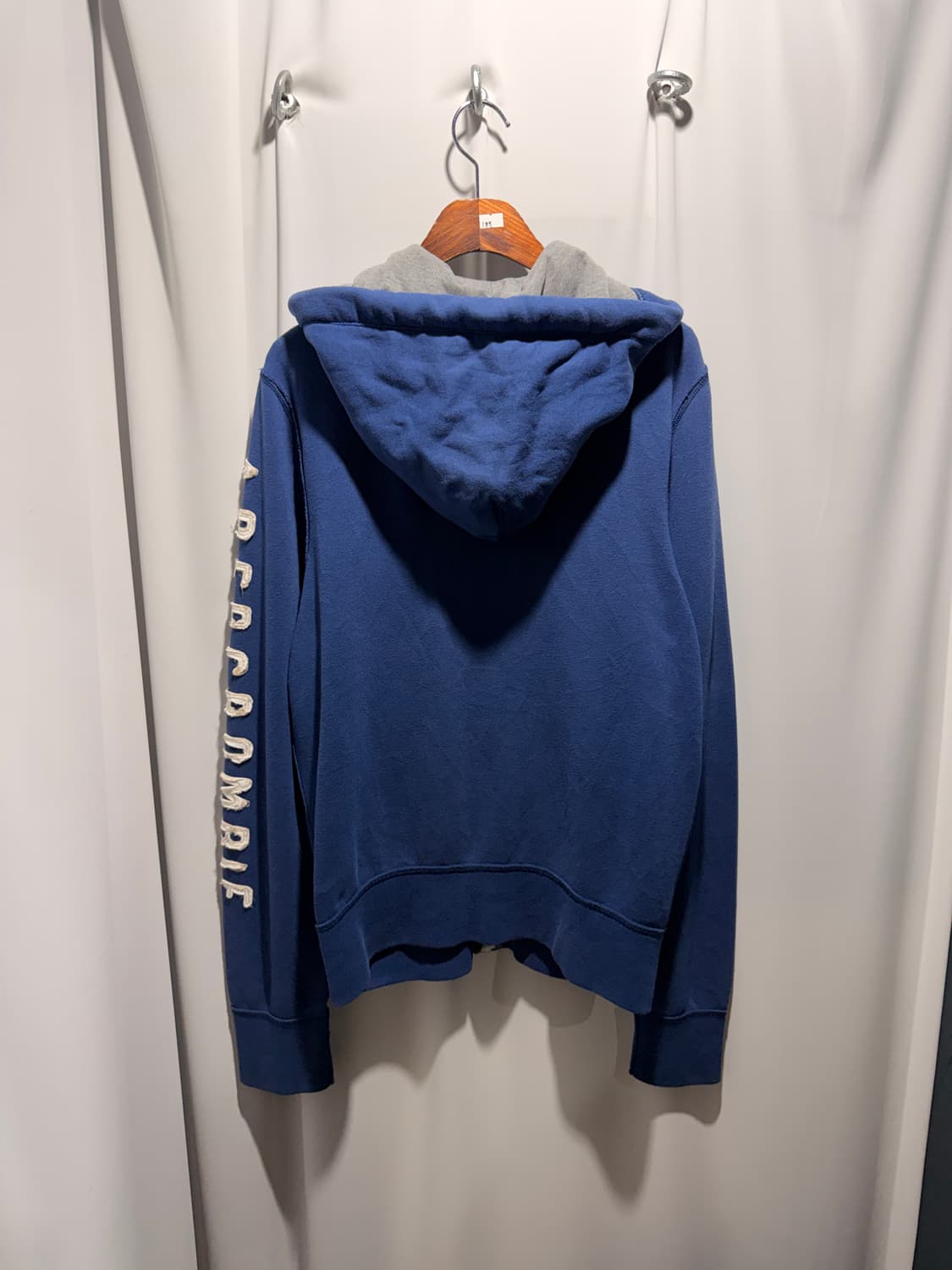 아베크롬비 네이비 후드집업 + 흑청 오렌지 자수 힙합 팬츠 상품이미지7