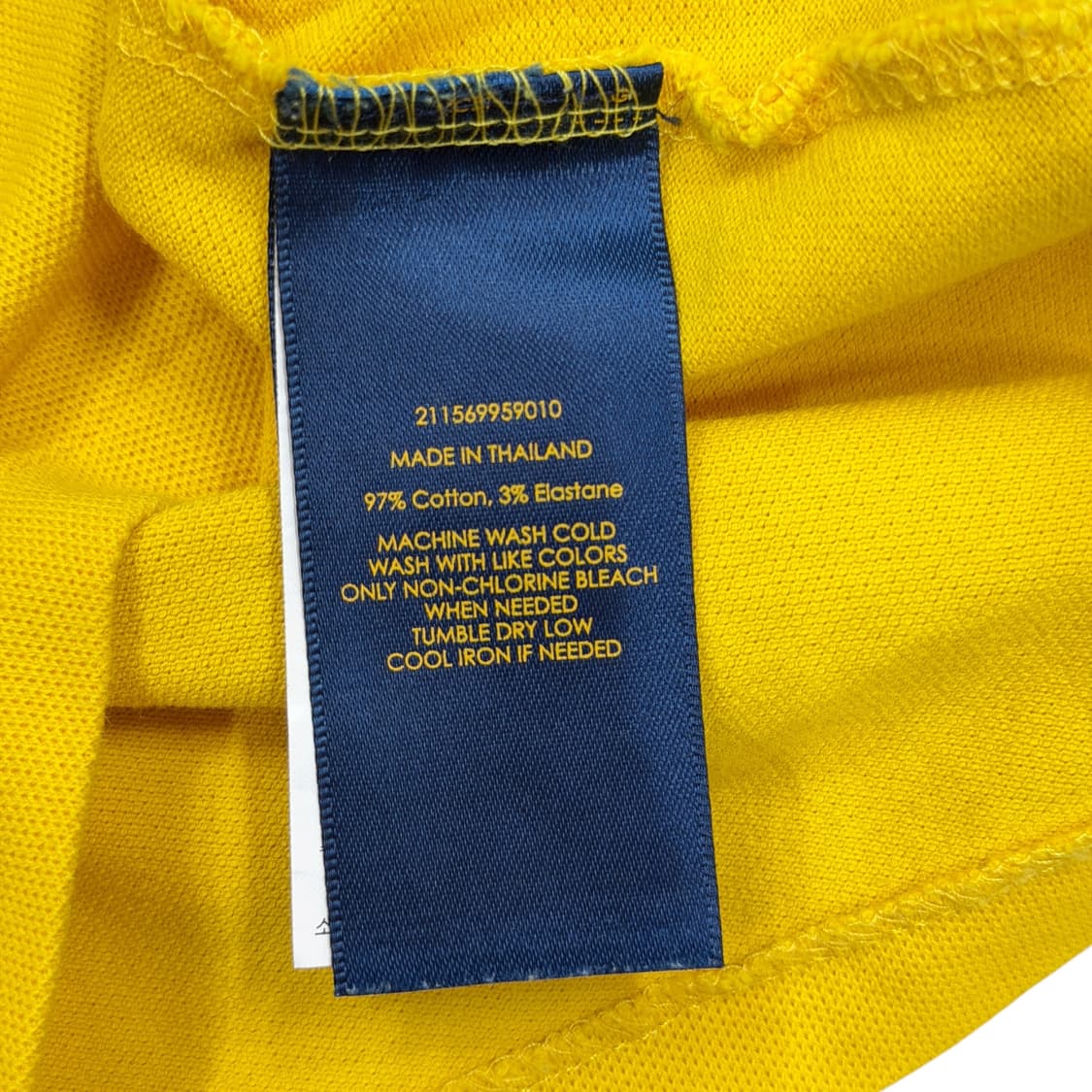 폴로 랄프로렌 여성 PK 카라 반팔티 옐로우 S 상품이미지4