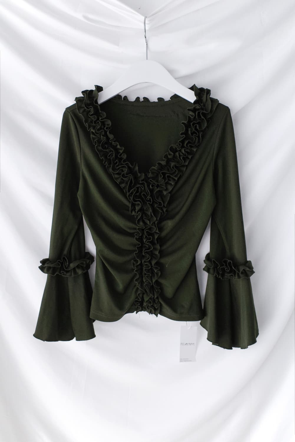 frill shirring cardigun 상품이미지1