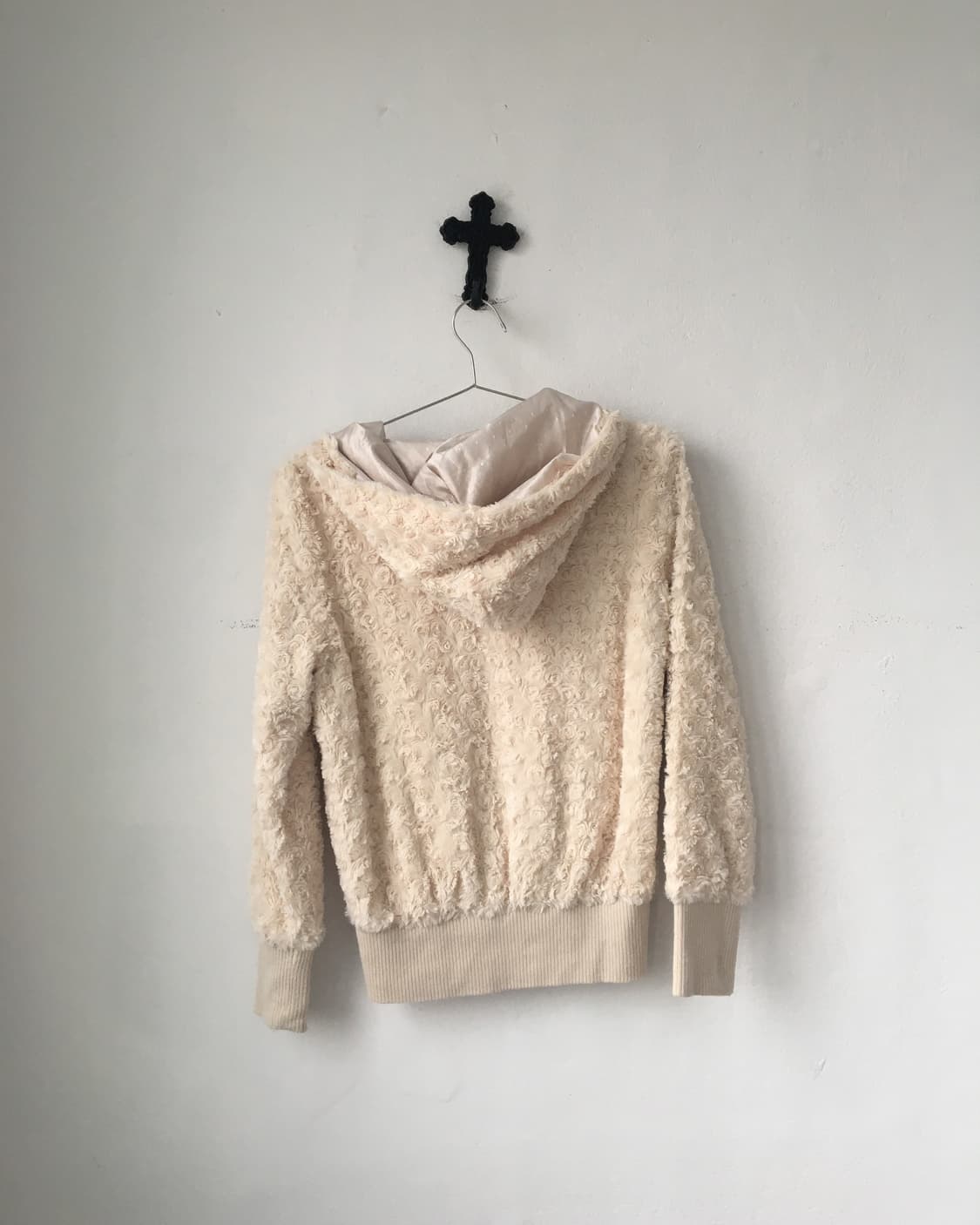 Fake fur hood zip up 상품이미지3