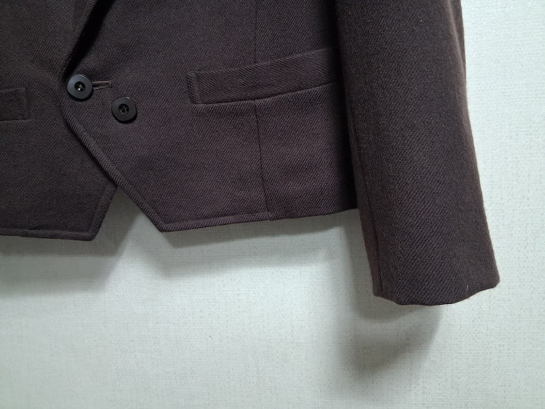 BERNARD 일본구제 브라운 모직숏쟈켓 여성 55 
원산지 일본 순모 상품이미지6