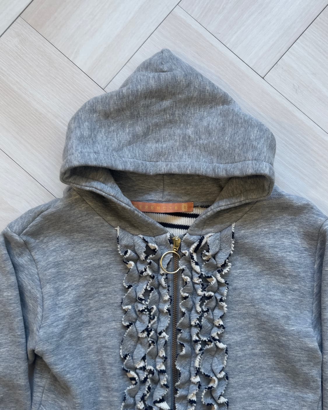 [HERENCIA] ruffle zip up hoodie 상품이미지3