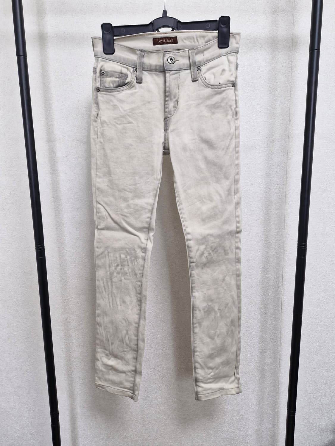 [24] 제임스진 크림 데님 바지 상품이미지1