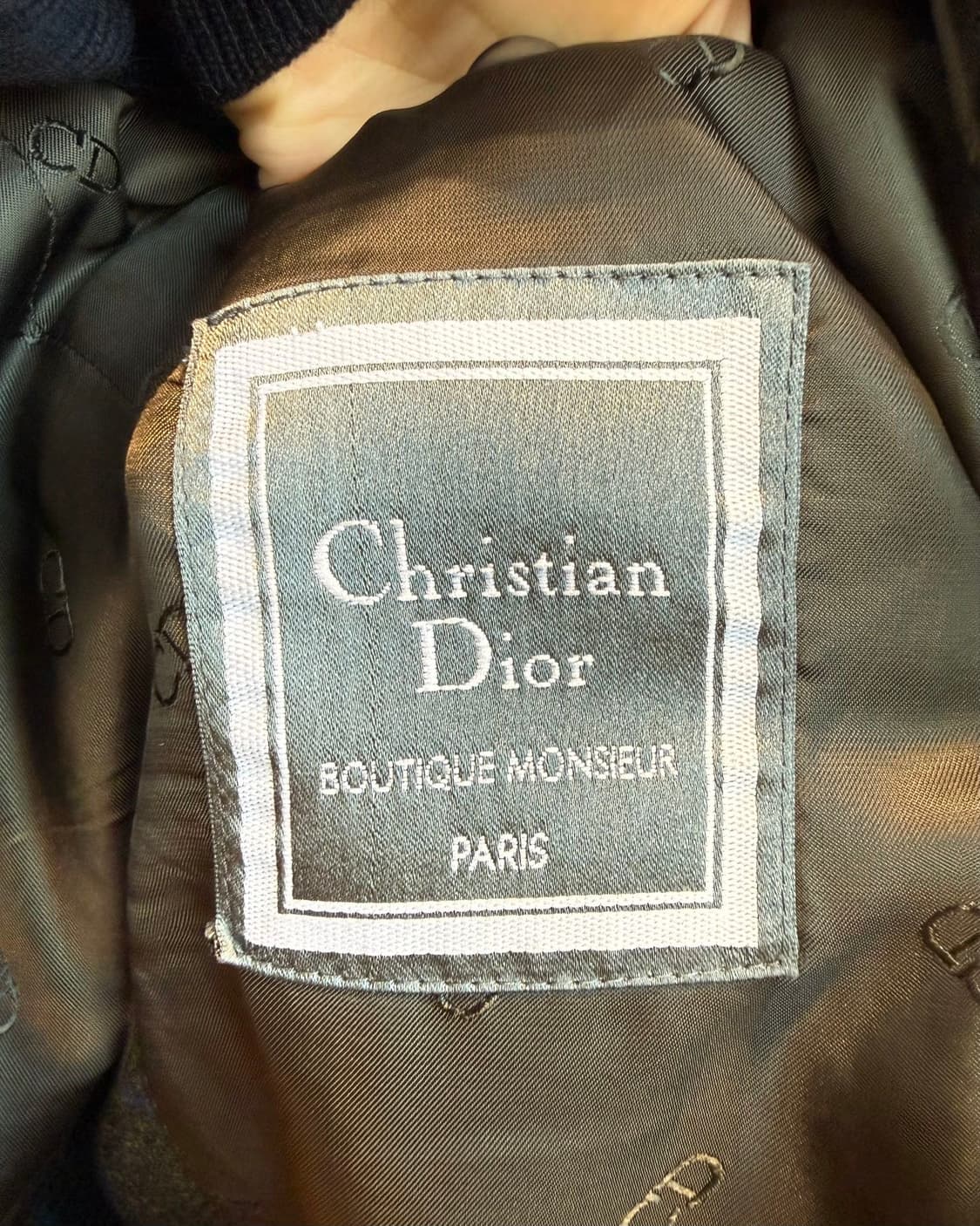 크리스찬 디올 부티크 카키 체크 3b 블레이저 자켓  상품이미지8