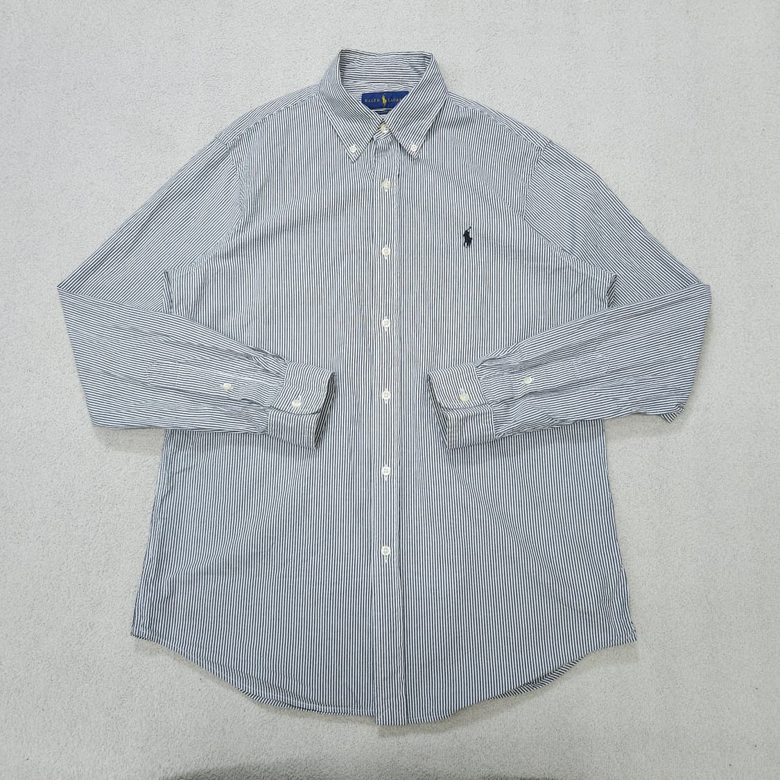 폴로 랄프 로렌 신형 스트라이프 셔츠 M 클래식핏 상품이미지1