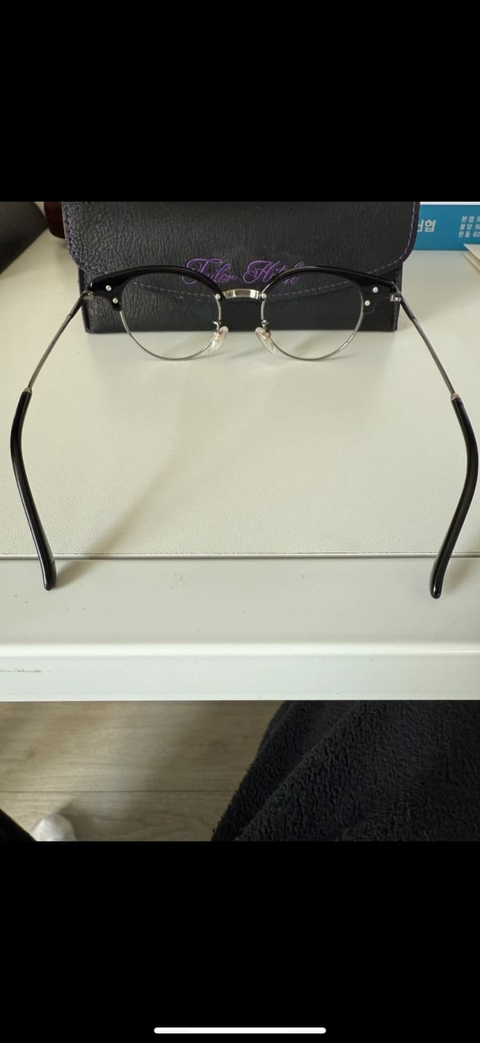 테일러 힛치 하금테 안경 블랙/실버 상품이미지3
