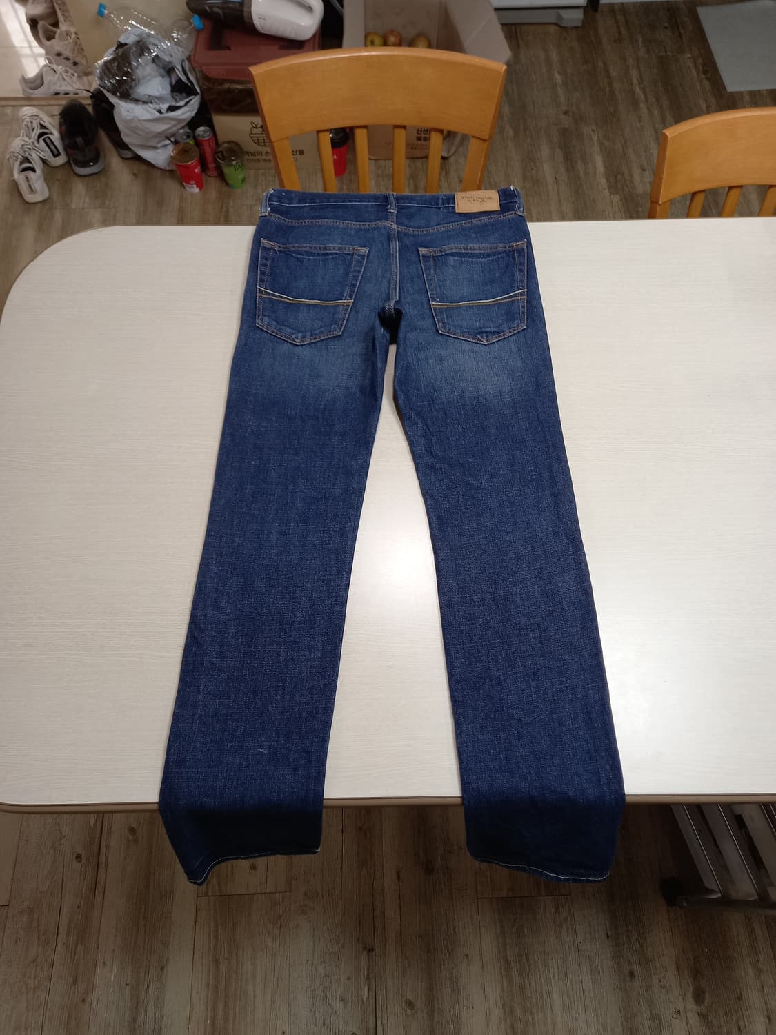 32 Abercrombie 워싱 슬림일자진 진청 32-411 상품이미지2